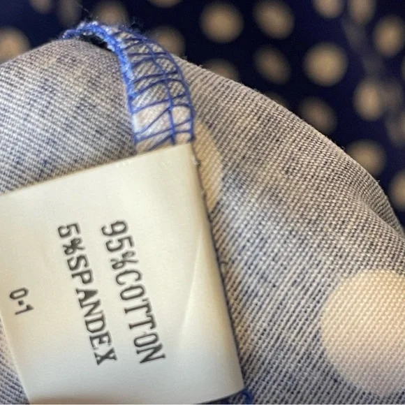 Killreal Blue White Polka Dot Swing Dress - Small - Picture 13 of 13